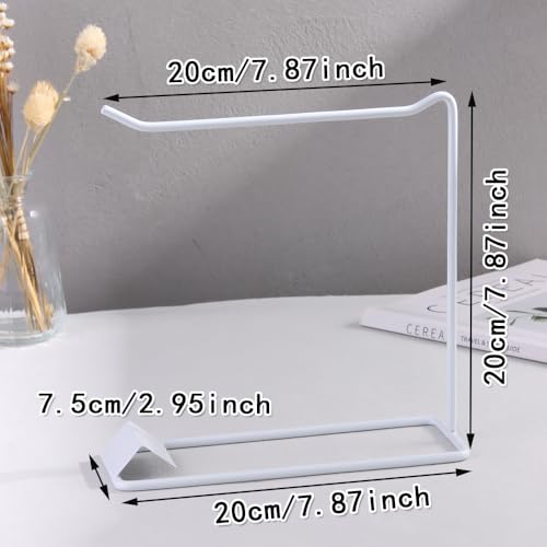 150 Pcs Nail Swatch Sticks with Ring & Nail Art Display Stand Storage Rack - color: White Shelf 150pcs