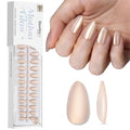 Beetles Cat Eye Press on Nails, 160Pcs Short Almond Nail Tips Motion Glow - color: 9-Champagne Gold CatEye-S