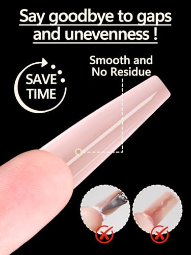 240Pcs Sandwich Nails Dual Forms - color: Long Coffin