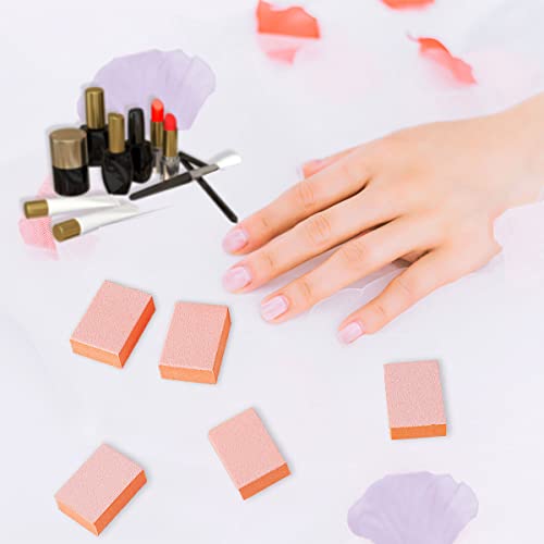 MARYTON Nail Buffer Mini Block Files, 80/100 Grit, Orange, 130 PCS - color: Orange