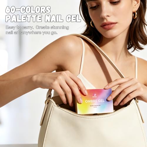 Sponges Pat Gel Ombre Nails, mini 60Colors Patting Paint Nail Art Ombre Gel - size: 60 Colors mini