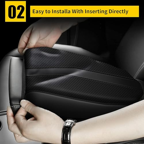 AOMSAZTO Armrest Console Covers for 2013-2018 Nissan Altima Carbon Stripe - color: Carbon Fiber-1, size: 2013-2018