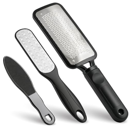 3-Pack Colossal Stainless Steel Foot File Callus Remover