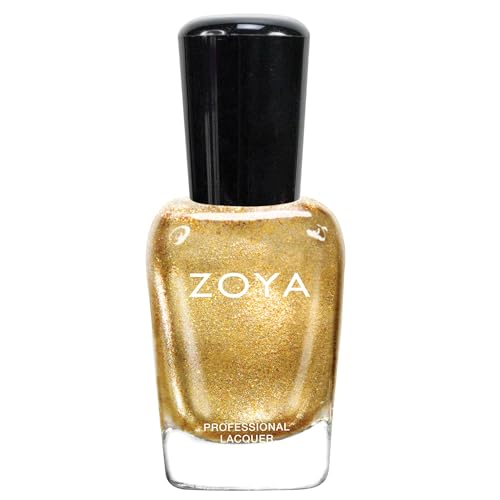 ZOYA Gold & Metallic Nail Polish, Long-Wear Shimmer Shades, Big12Free - color: Ziv