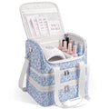 Nail Polish Organizer Bag Storage - Nail Kit Stuff Supplies Tech Tool Case - color: White