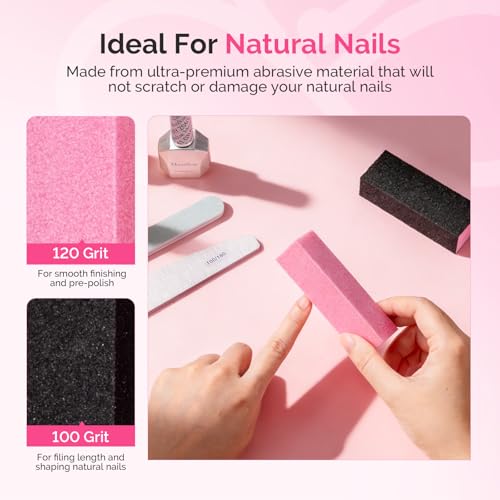 MelodySusie Manicure Tools Kit Nail Care Set - size: 11Pcs Rose