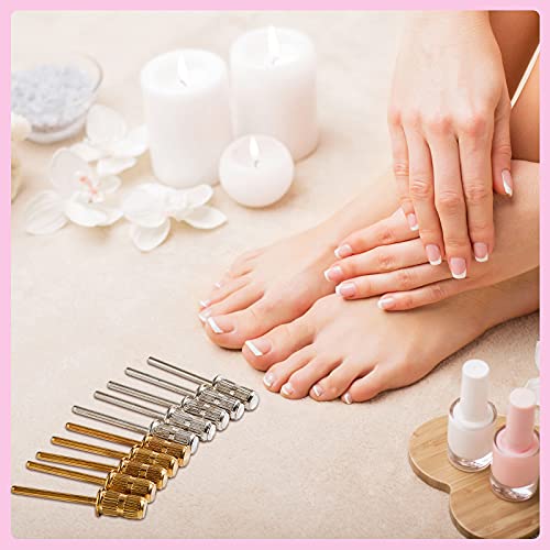 Blulu 20 Pack Small Drill Bits, Mandrel Sanding Bands Bit, Silver, Gold - color: Silver, Gold