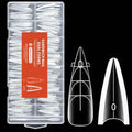 Sandwich Nail Dual Forms, 256PCS Acrylic Polygel,Stiletto