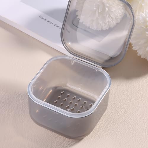 Nail Tool Sterilizer Box, Portable Soaking Box for Nail Drill Bits, Grey - color: Grey