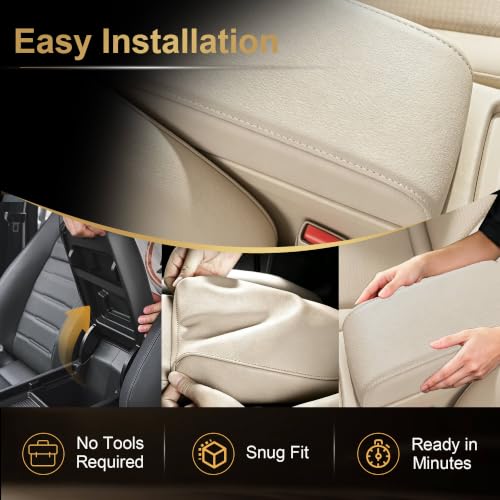 AOMSAZTO Armrest Console Covers for 2013-2018 Nissan Altima Beige - color: Beige, size: 2013-2018