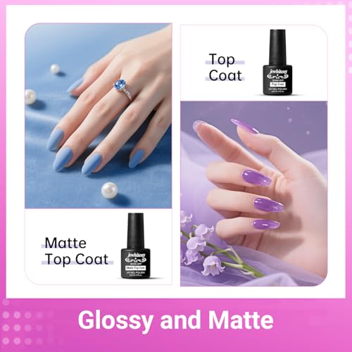 JEWHITENY Poly Gel Nail Kit 28 Colors Nude Gray Glitter with Nail Lamp Base Top Coats Builder Gel All-In-One Set Ideal for Designs DIY At Home Need U V Lamp Curing - color: F05