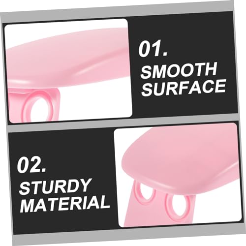 Pink Plastic Nail Art Hand Rest Cushion for Manicure Tables - color: Pink
