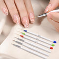 6Pack Nail Art Liner Brushes, Fine Detail Striping Tools for Gel Polish