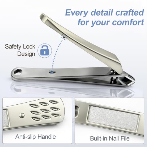 Ingrown Toenail Clippers Slanted Curved Blade Nail Clippers for Thick Nails - size: Small (Gold)