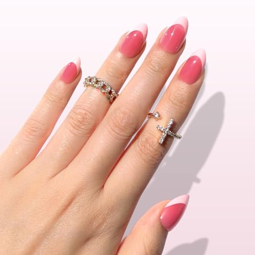 Nail Reformation Press On Nails, Rose Jelly | Pink Short Almond 32 Pcs - color: Rose Jelly