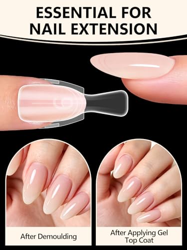 EBANKU Original Sandwich Nails Dual Forms - color: Short Coffin-A