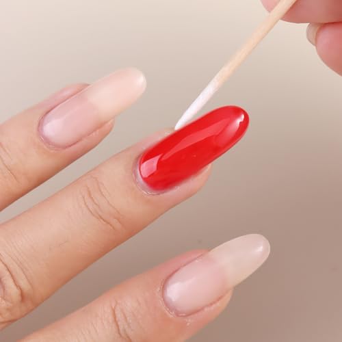 200pcs Double-head Pointed Tip Cotton Swabs with Wooden Sticks - color: White