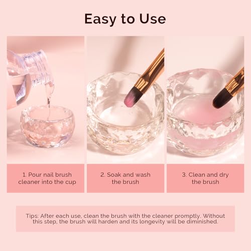 MelodySusie Nail Brush Cleaner 30ml/1fl.oz - color: Clear-30ML