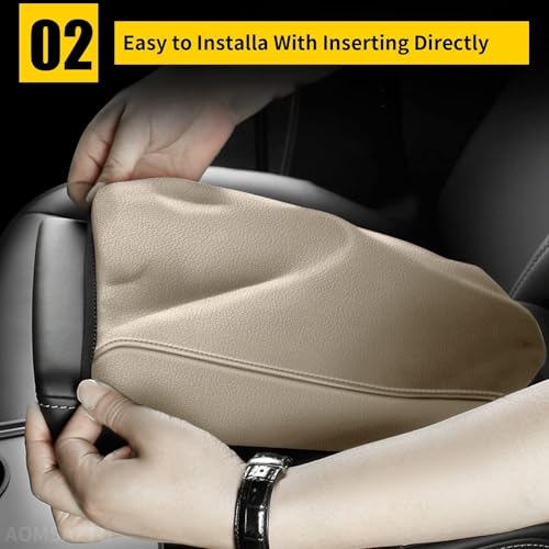 AOMSAZTO Armrest Console Covers for 2008-2012 Nissan Altima Beige - color: Beige, size: 2008-2012