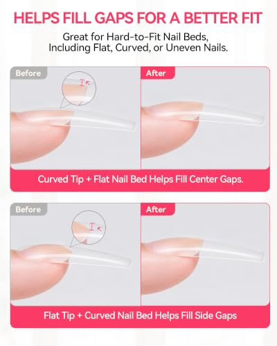 Makartt Press on Nail Glue: 30ML 2 Pcs Large Tubes, Semi-Solid, 20s Air Dry - size: 30ML*2 Packs