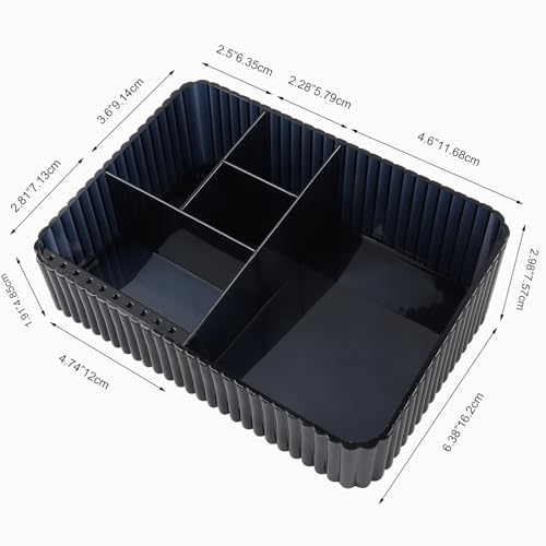 Nail Drill Holder, 10 Holes Nail Drill Machine & Bits Storage Box - color: Black