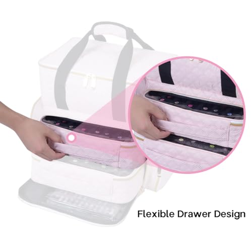 2 Pcs Small Clear Nail Polish Organizer Holds 80 Bottles Nail,Pink - color: Pink-Clear-2 pcs
