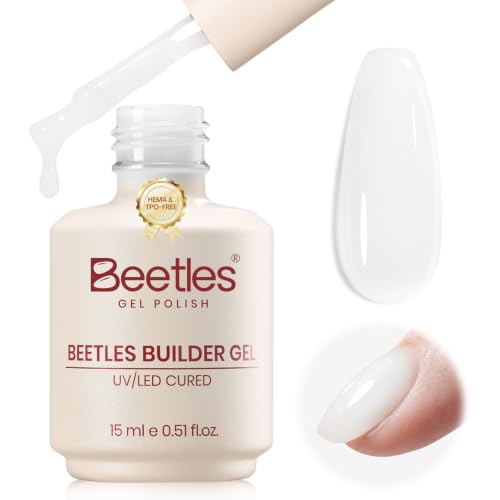 Beetles Builder Gel for Nails Sheer White, TPO & HEMA-Free Building Gel - color: Z-Sheer Milk - 1