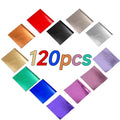 Jakuhaga Gold Leaf Sheets, 12 Colors, 120 Sheets for Resin Art - color: Multicolor