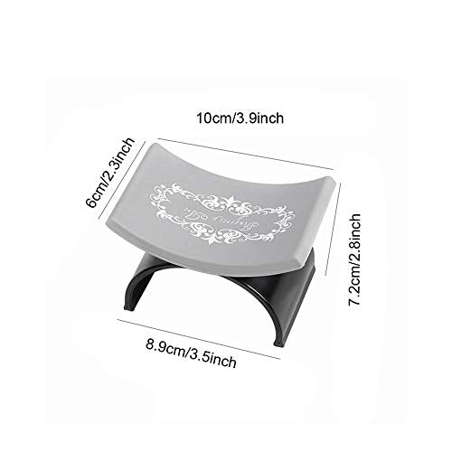 Nail Arm Rest, U-Shaped Silicone Manicure Hand Rest Pillow for Salon/Home