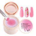 Cushion Gradient Painting Gel, Ombre Nails Aura Nails - color: Pink