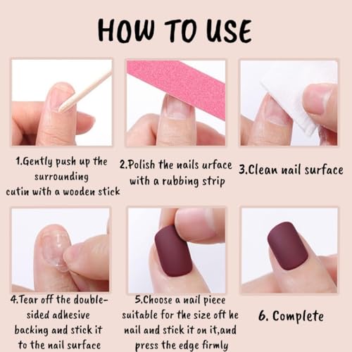 Dark Brown Cat Eye Press on Nails Medium Almond Glitter Fake Nails 30 Pcs - color: Style-23