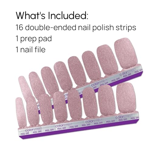 Color Street - Princess Cut - 16 Double-Ended Nail Polish Strips - color: Princess Cut