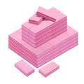 Diesisa Buffer Block Nail File, 100/180 Grit Sponge Nail Buffers for Acrylic Nails, Nails Buffer, Mini Buffing Block Double Sided for Manicure Tools 60 Count - Pink - color: Pink-60pc