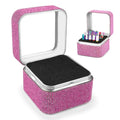 Cellentool 30 Holes Nail Drill Bits Holder Rhinestone Case Box - color: Pink, size: 30 Holes