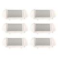 6 Pack Replacement Coarse Roller Head for Electric Callus Remover, Foot File Pedicure Tools Refill Rollers for Feet Pedicure Kit (6pcs Medium Coarse) - style: 6pcs Medium Coarse-