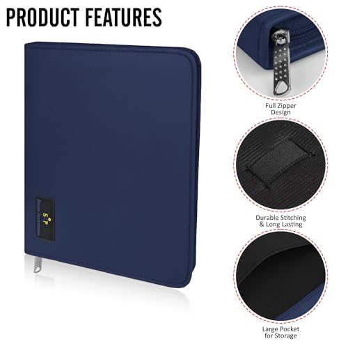 Leather Shears Case Holder holds 10 Grooming or Beauty Shears holds Dog Grooming Scissor,Scissor Holder Pouch, Professional Hair saloon Barber Comb Scissor Storage Bag (Navy Blue) - color: Navy Blue