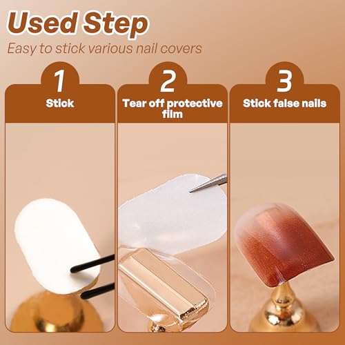 Nails Double Sided Tape Nail Stand Sticky Tabs for Nail Art Stand