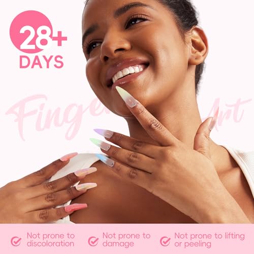 COSCELIA Jelly Gel Nail Polish 22 Colors with 3PCS Base Top Coat Translucent Pastel Nude Pink Green U V Gel Polish Soak Off Nail Gel Kit for Salon Home Nail Art - color: 21 Colors Jelly Gel Nail Polish 01