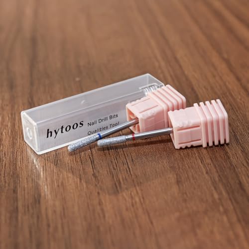 Diamond Nail Drill Bits for Cuticle Removal - 2mm Round Barrel Fine Chrome Coated Rotary Burr for Dead Skin Cleaning, Pro Russian Manicure Accessories, Fit Electric Nail Drill Machines - color: 2mm Round Barrel F