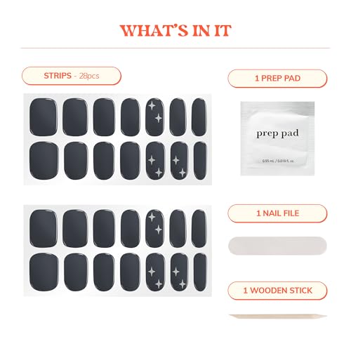 Heyhae Semi Cured Gel Nail Strips - Hey, Dove me Crazy - color: Hey, Dove me Crazy