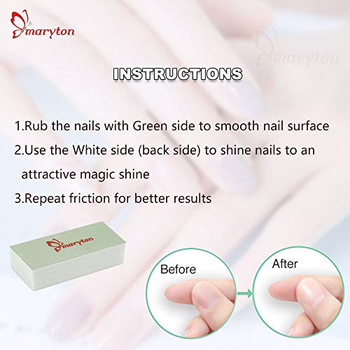 Maryton Mini Nail Buffer Blocks, Disposable Salon Shine Kit, 36 Pcs - size: 36 Count (Pack of 1)