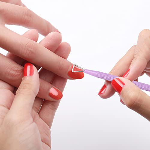 YINYIN Cuticle Trimmer with Pusher and Cutter,Cuticle Nipper,Purple - color: Purple