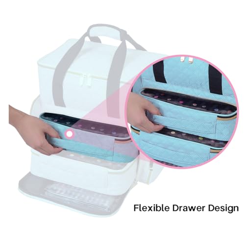 2 Pcs Small Clear Nail Polish Organizer Holds 80 Bottles Nail,Blue - color: Sky Blue-Clea-2 pcs