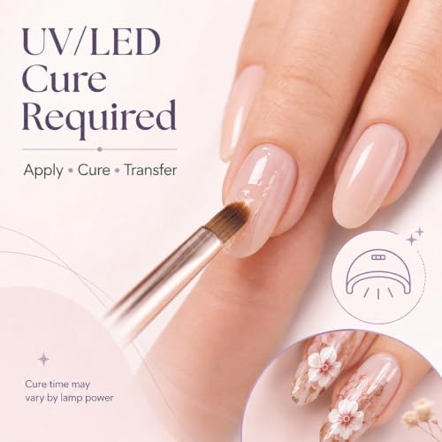 Beetles Nail Foil Glue Transfer Gel for Nails 1PCS 15ML - color: B-Clear-1