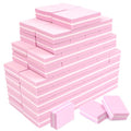 SALVMARY Mini Nail Buffer Blocks Files 100/180 Grit Pink 100 Pcs - size: Mini Nail Buffer - Pink 100Pcs