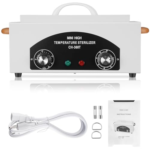 High Temperature Sterilizer Dry Heat Nail Tool Dental Tool Sterilizer 1.5L