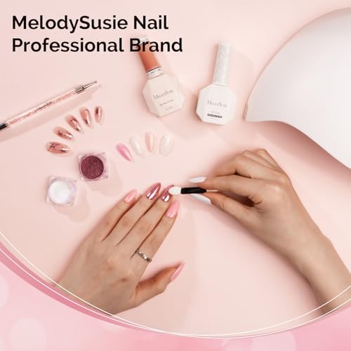 MelodySusie 9Pcs Chrome Nail Powder for Gel Nails - color: Cuticle Oil