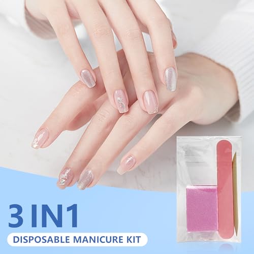 Lokyango Disposable Manicure Tool Kit (Pink, Count, 20, 80/100 Grit) - color: Pink