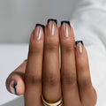 BTArtbox Halloween Press On Nails, Short French Tip Nails, 30Pcs Full Kit - color: A1-Braveheart