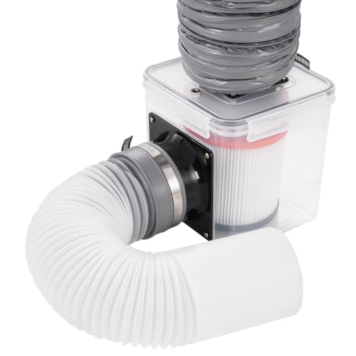 Portable Desktop Woodworking Dust Collector, 13000rpm Adjustable Airflow